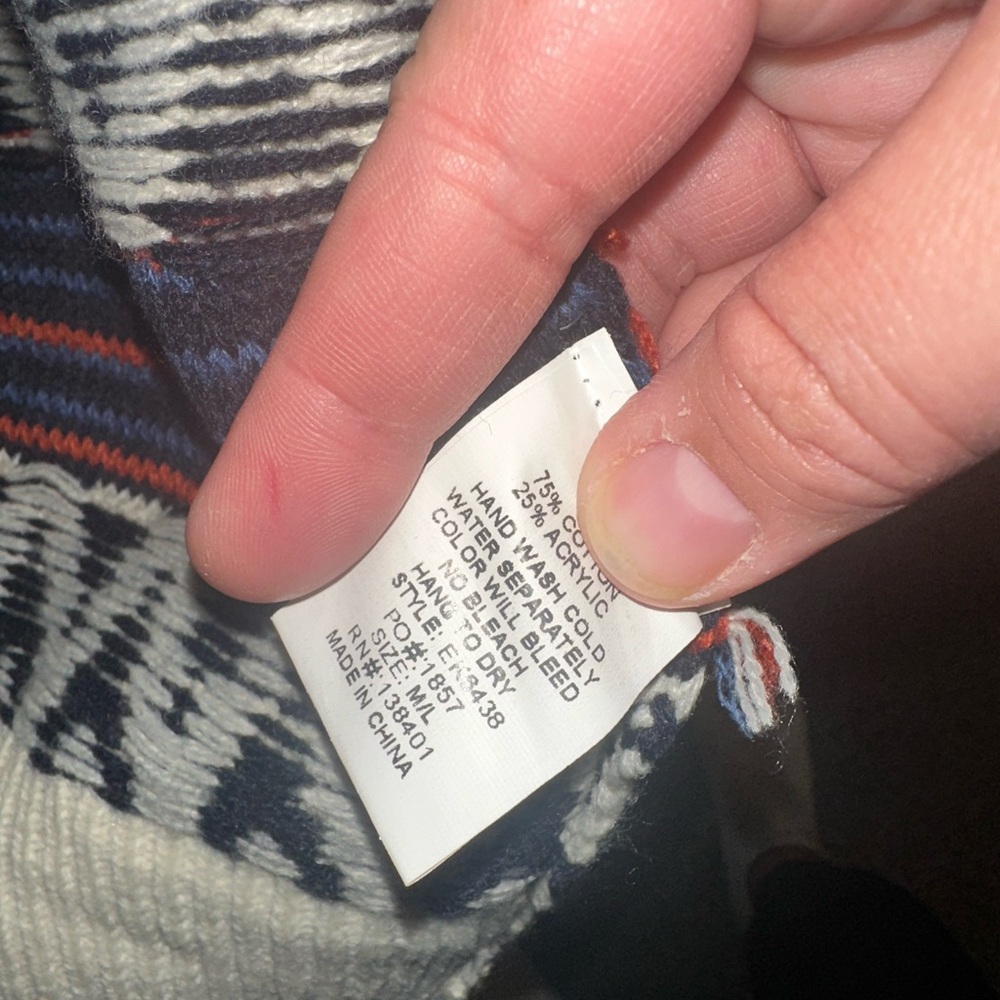 Aztec Multicolor Patterned Cardigan - image 5